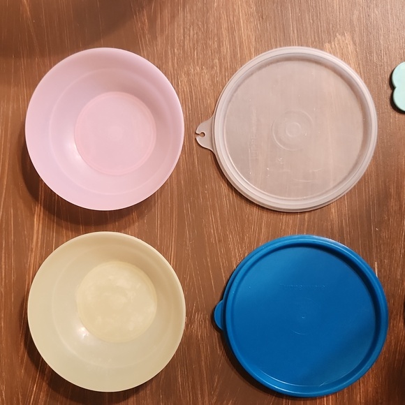 Tupperware Mixed Sizes Lids And Bowl Kitchen Storage Meat Keeper  Snack - Picture 3 of 10